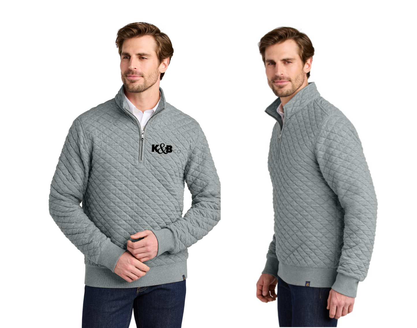 Brooks Brothers® Diamond Quilt 1/4-Zip - BB18212