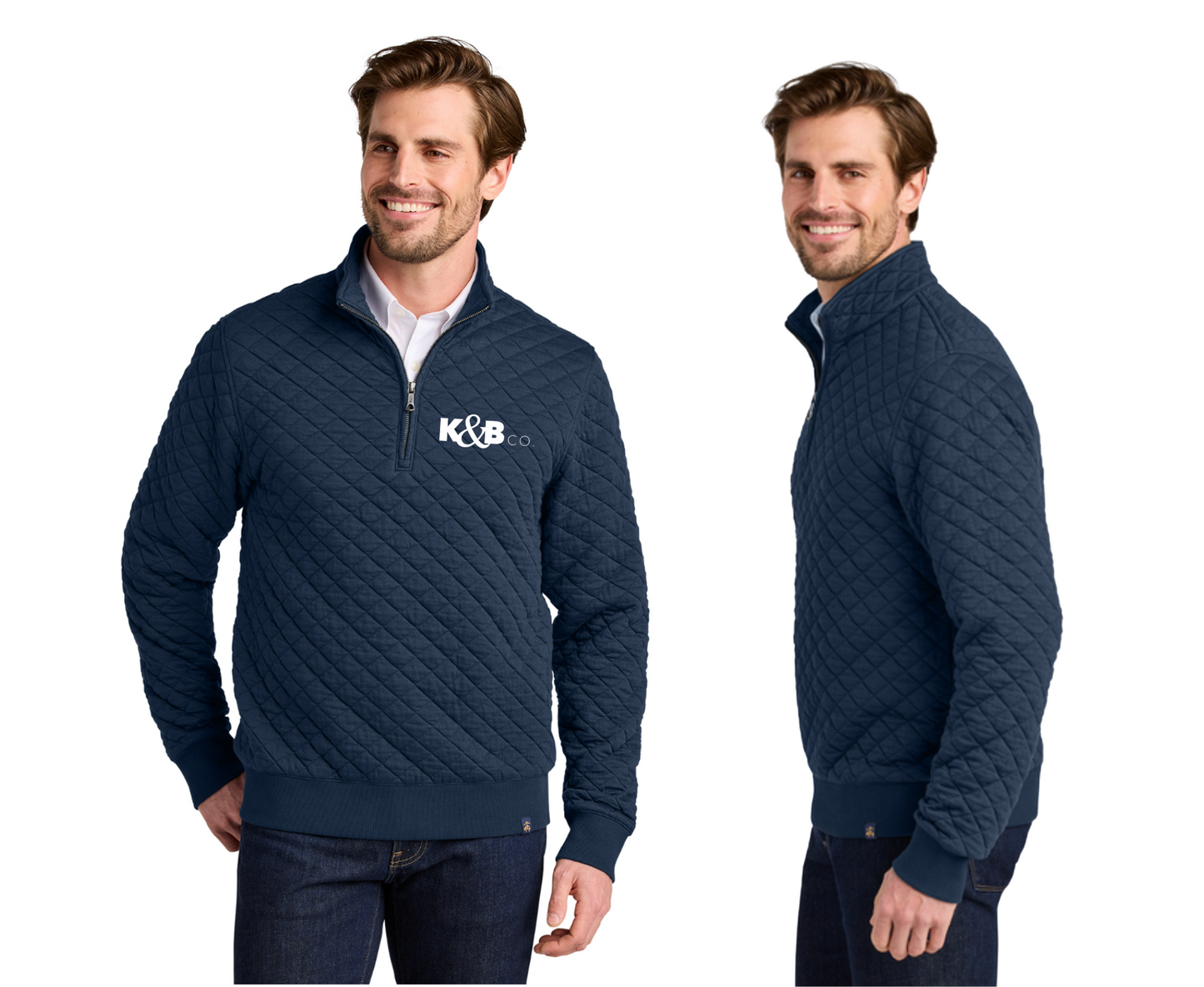 Brooks Brothers® Diamond Quilt 1/4-Zip - BB18212