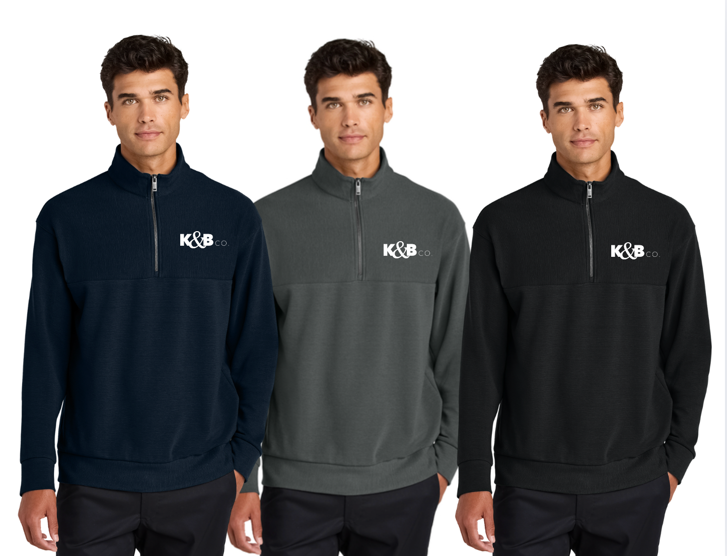 Mercer+Mettle® Men’s Linear Texture 1/4-Zip - MM3040