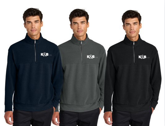 Mercer+Mettle® Men’s Linear Texture 1/4-Zip - MM3040