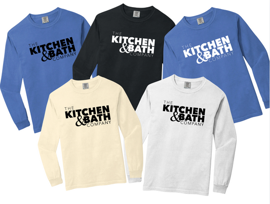 Unisex Long Sleeve TShirt Pocket Logo- 6014