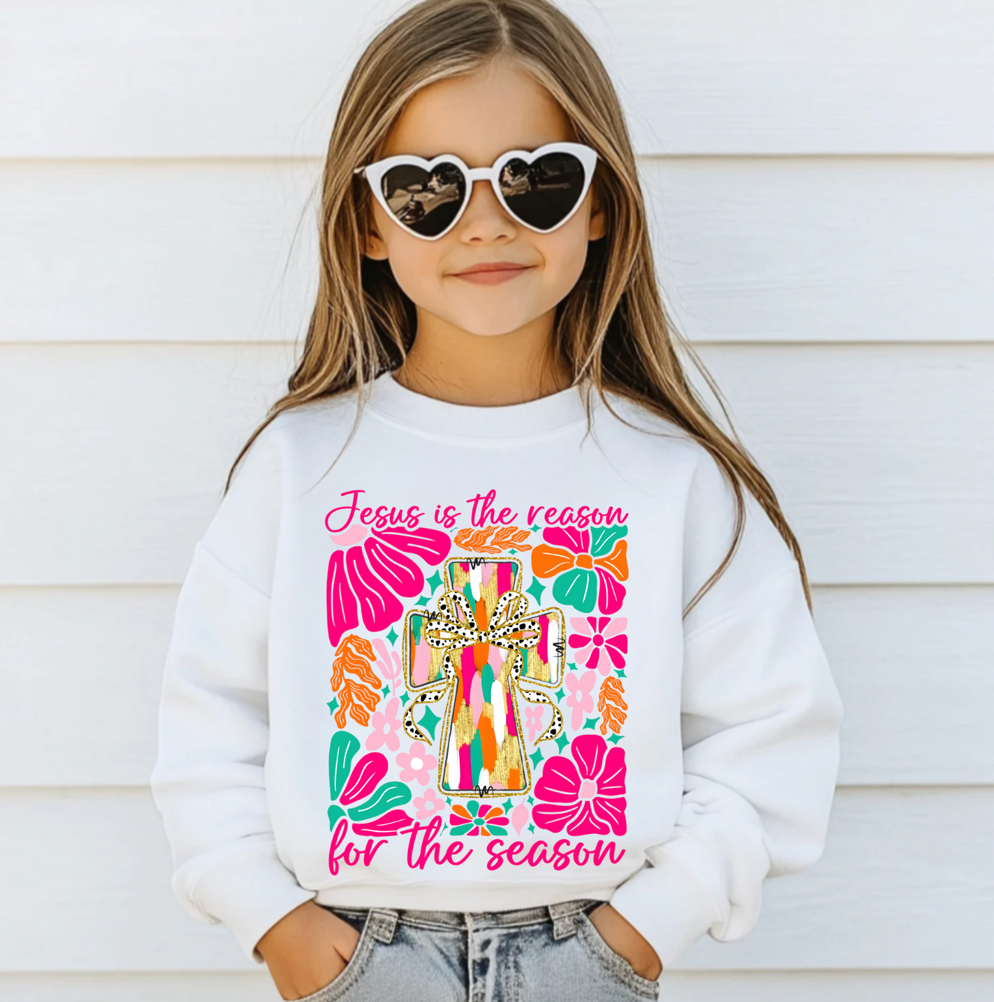 Jesus Is The Reason Bright Collage