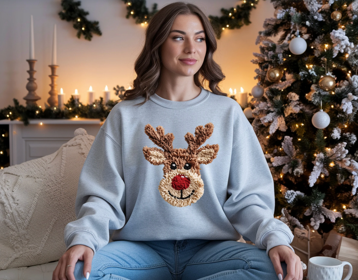 Latch Reindeer Crewneck