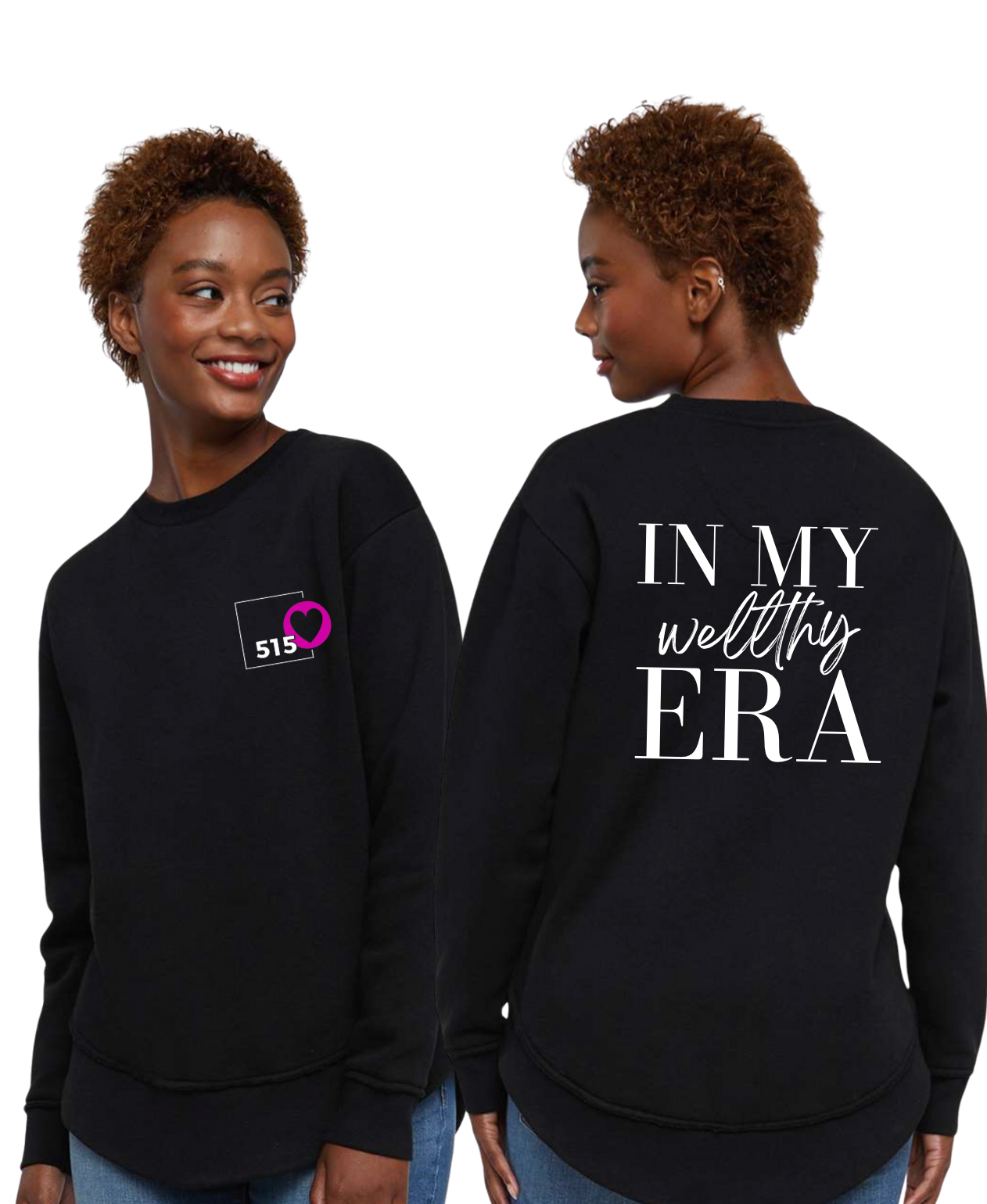 In My WELL{thy} Era Weekend Fleece Crewneck Sweatshirt - 3525