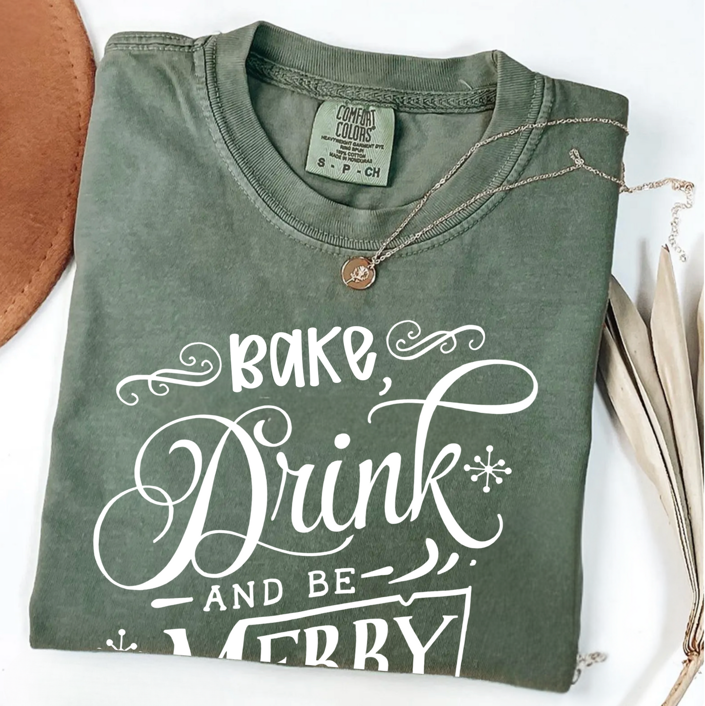 Bake, Drink, & Be Merry Tshirt