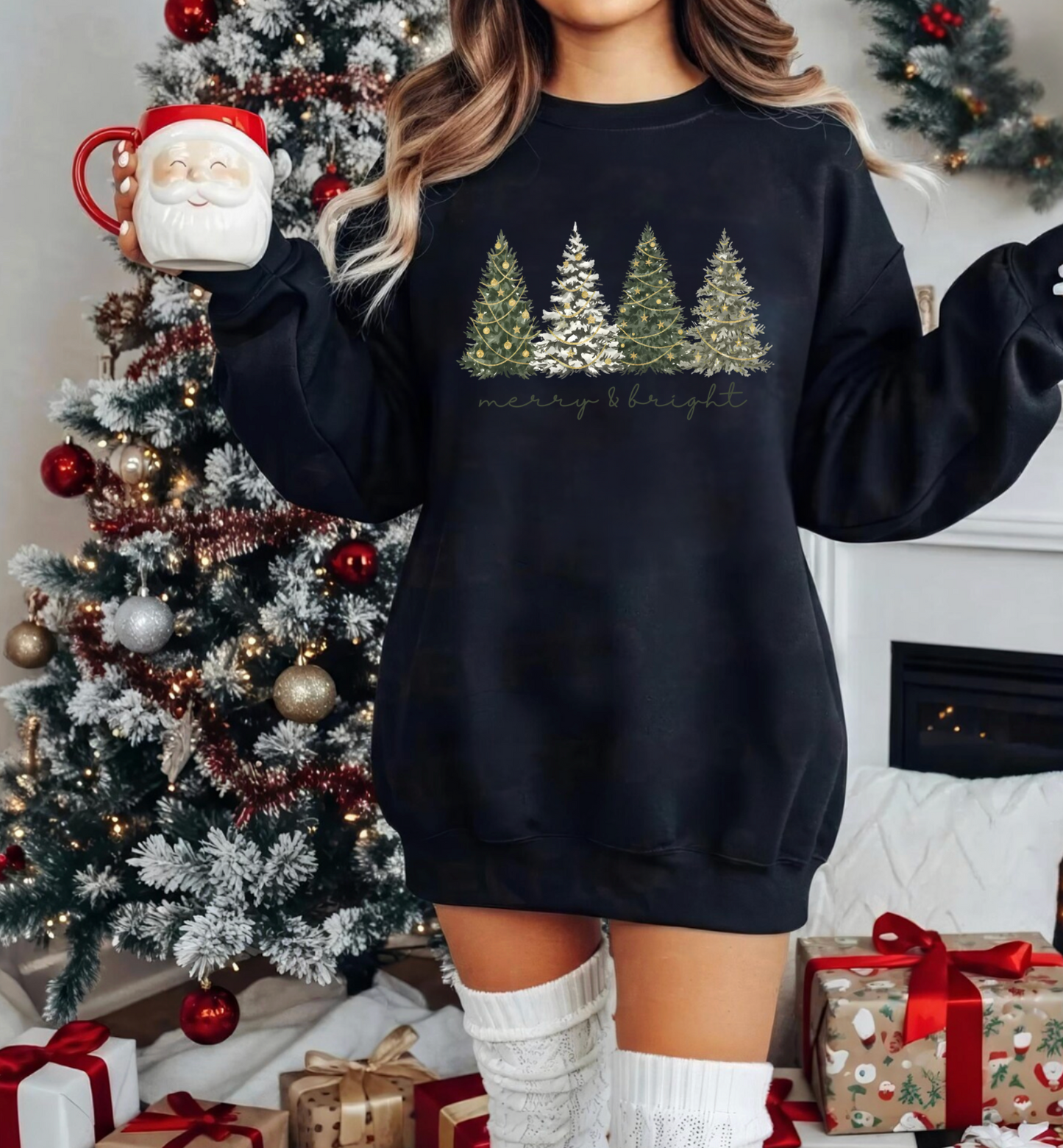 Merry & Bright Crewneck