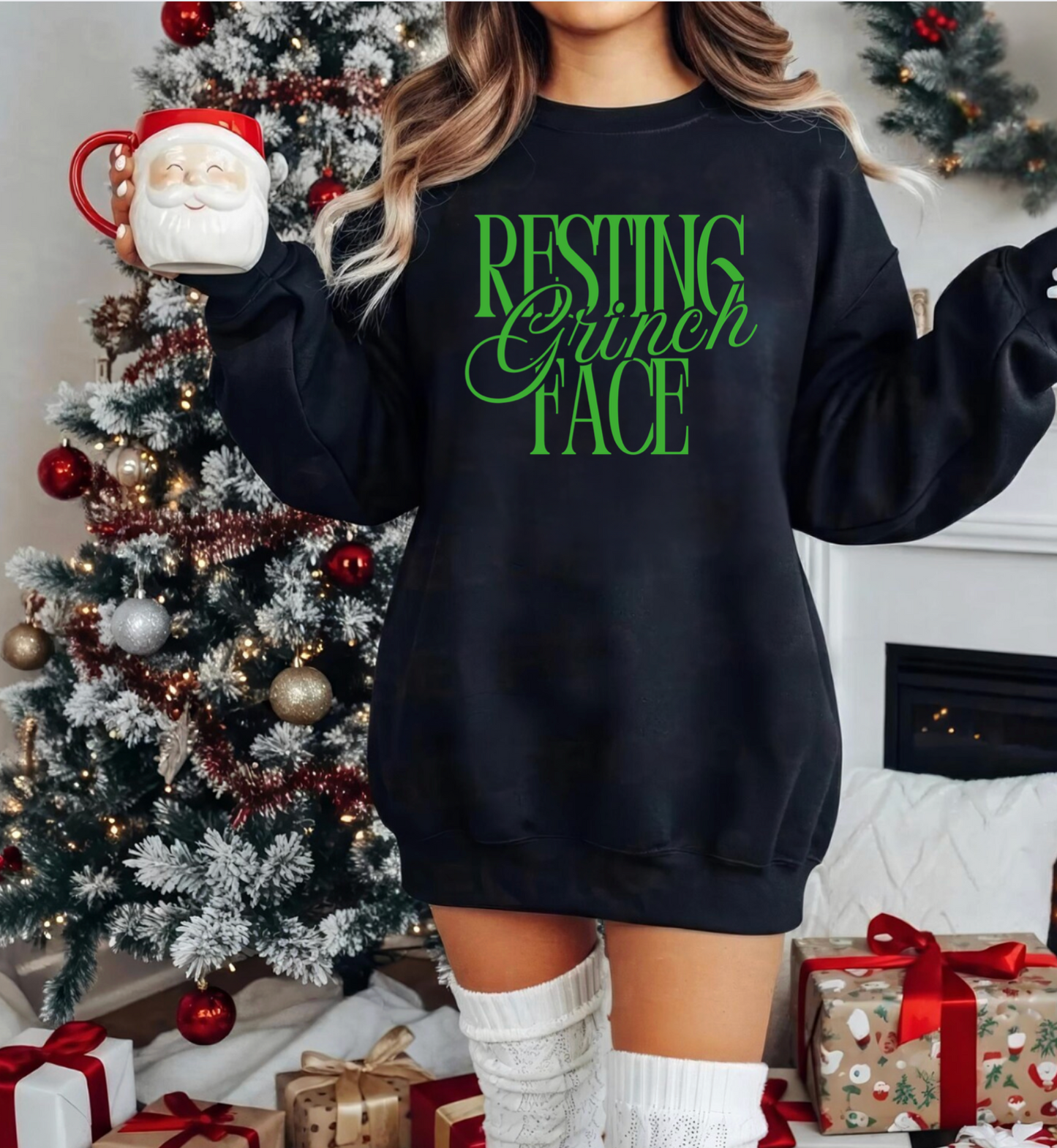 Resting Grinch Face Crew