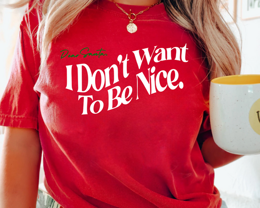 Dear Santa Comfort Colors TShirt