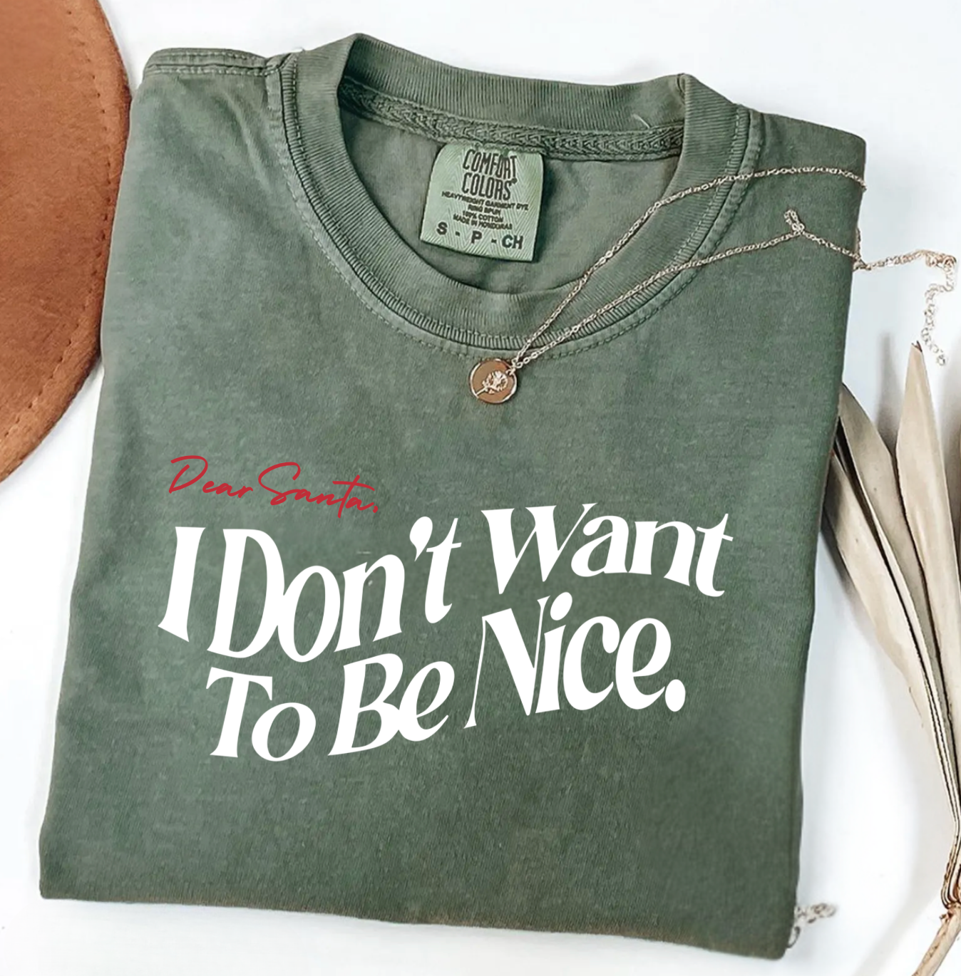 Dear Santa Comfort Colors TShirt