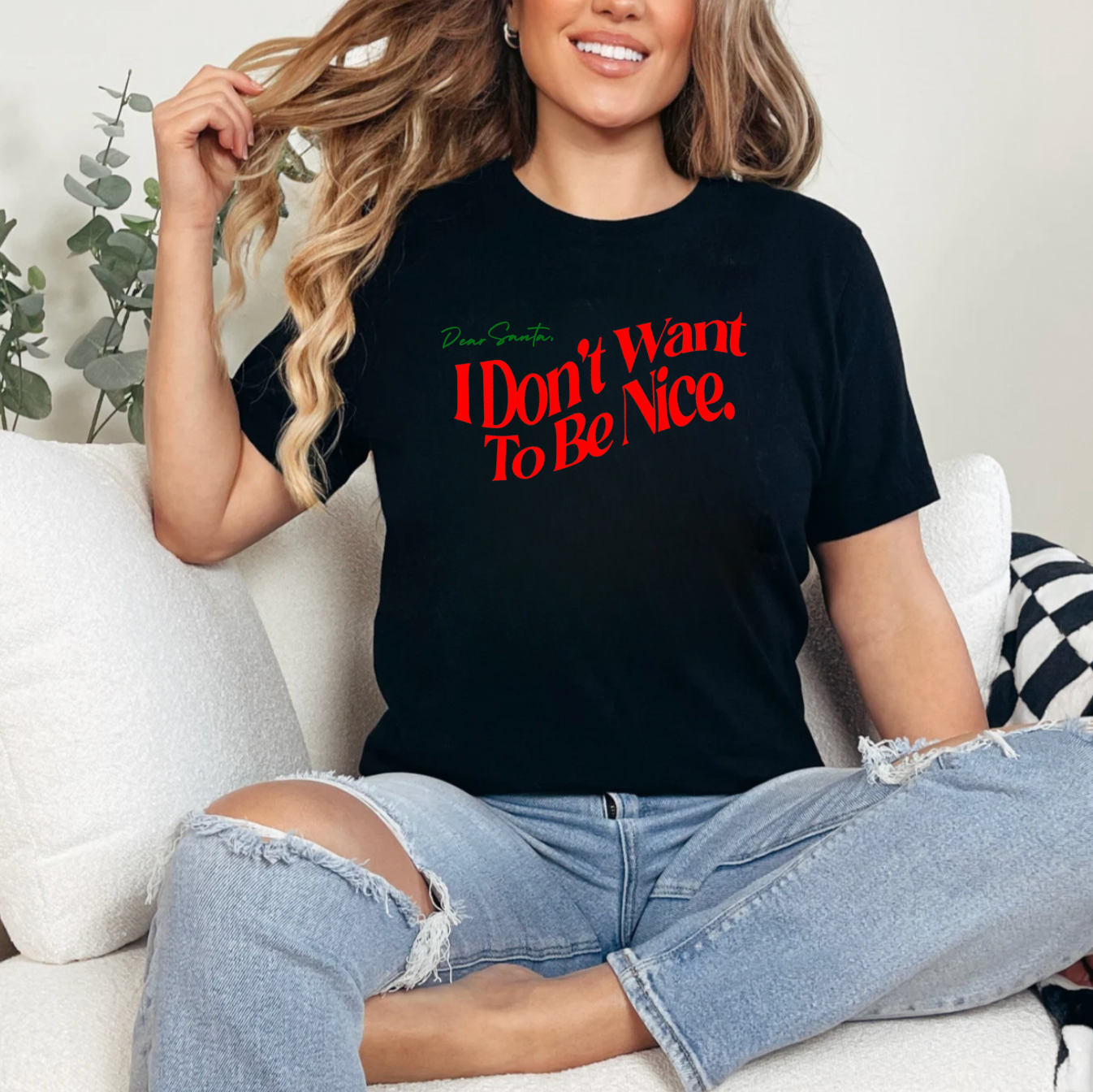 Dear Santa Comfort Colors TShirt