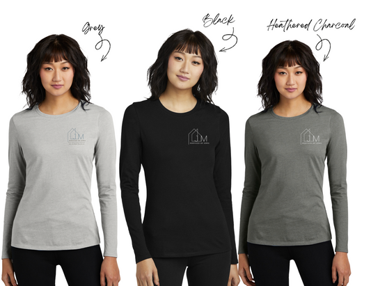 District® Women’s Perfect Blend® CVC Long Sleeve Tee - DT110