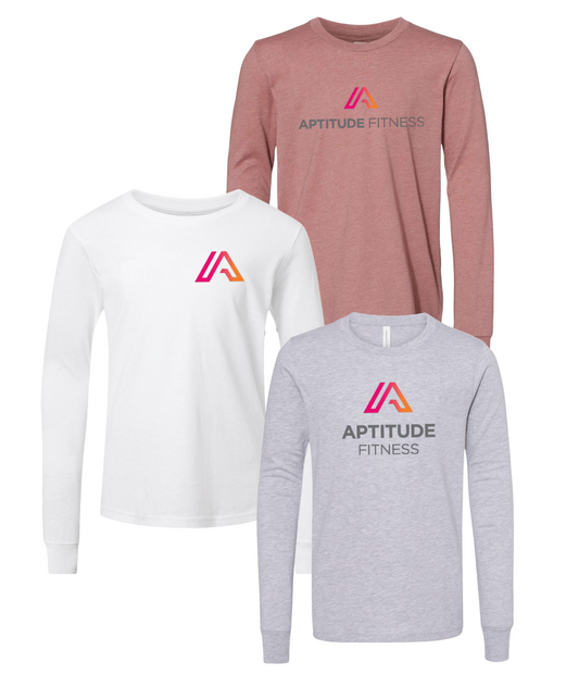 Bella + Canvas Youth Heather CVC Long Sleeve Tee - 3501YCVC