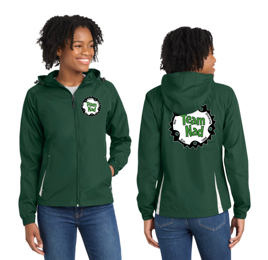 Sport-Tek® Women's Colorblock Hooded Raglan Jacket - LST76