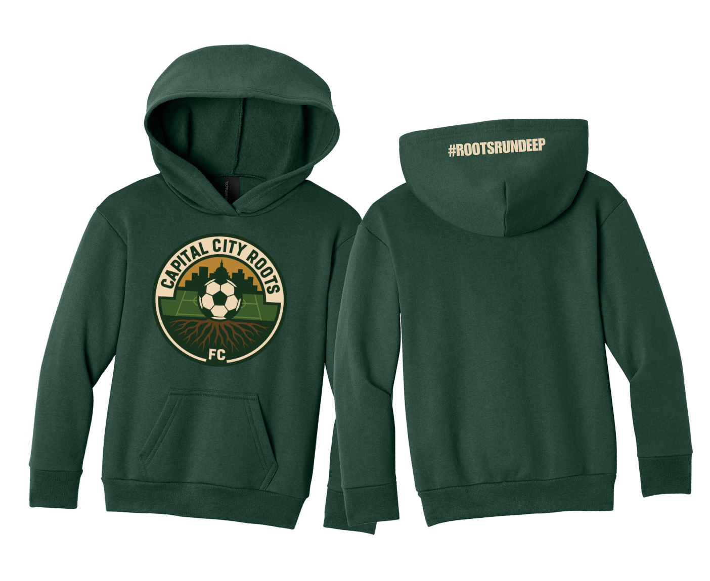 Port & Co™ Youth Easy Fleece Pullover Hooded Sweatshirt - PC68YH