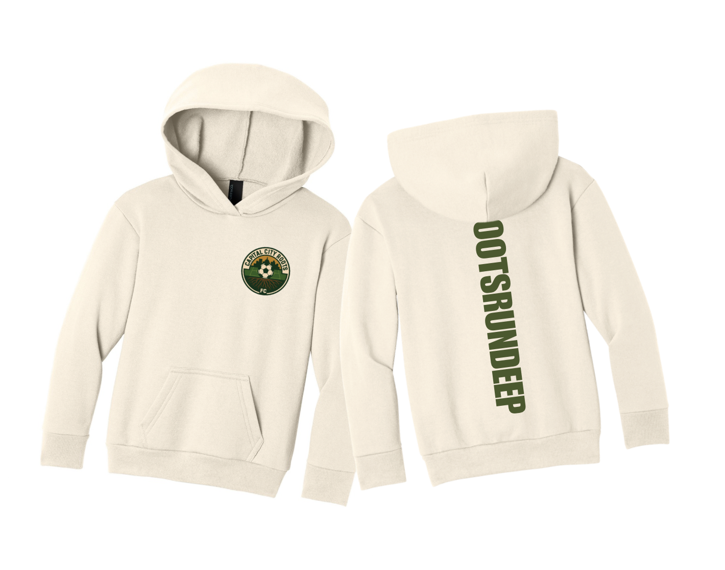 Port & Co™ Youth Easy Fleece Pullover Hooded Sweatshirt - PC68YH