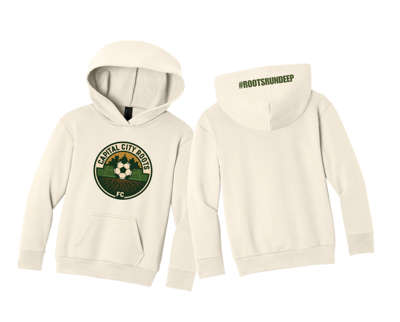 Port & Co™ Youth Easy Fleece Pullover Hooded Sweatshirt - PC68YH