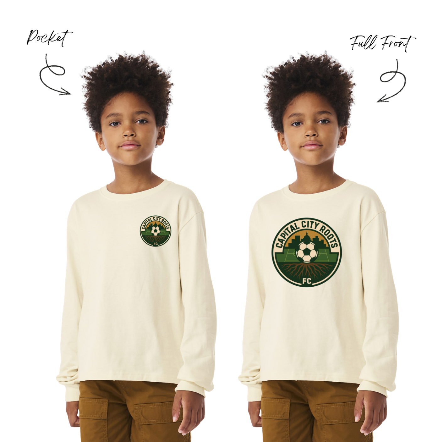 BELLA+CANVAS® Youth 6-Ounce Heavyweight Long Sleeve Tee - BC3511Y