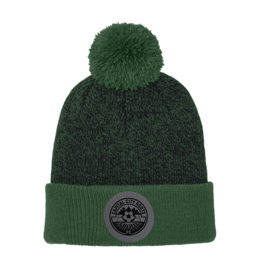 Sport-Tek® Halftime Heather Pom Beanie - STC68