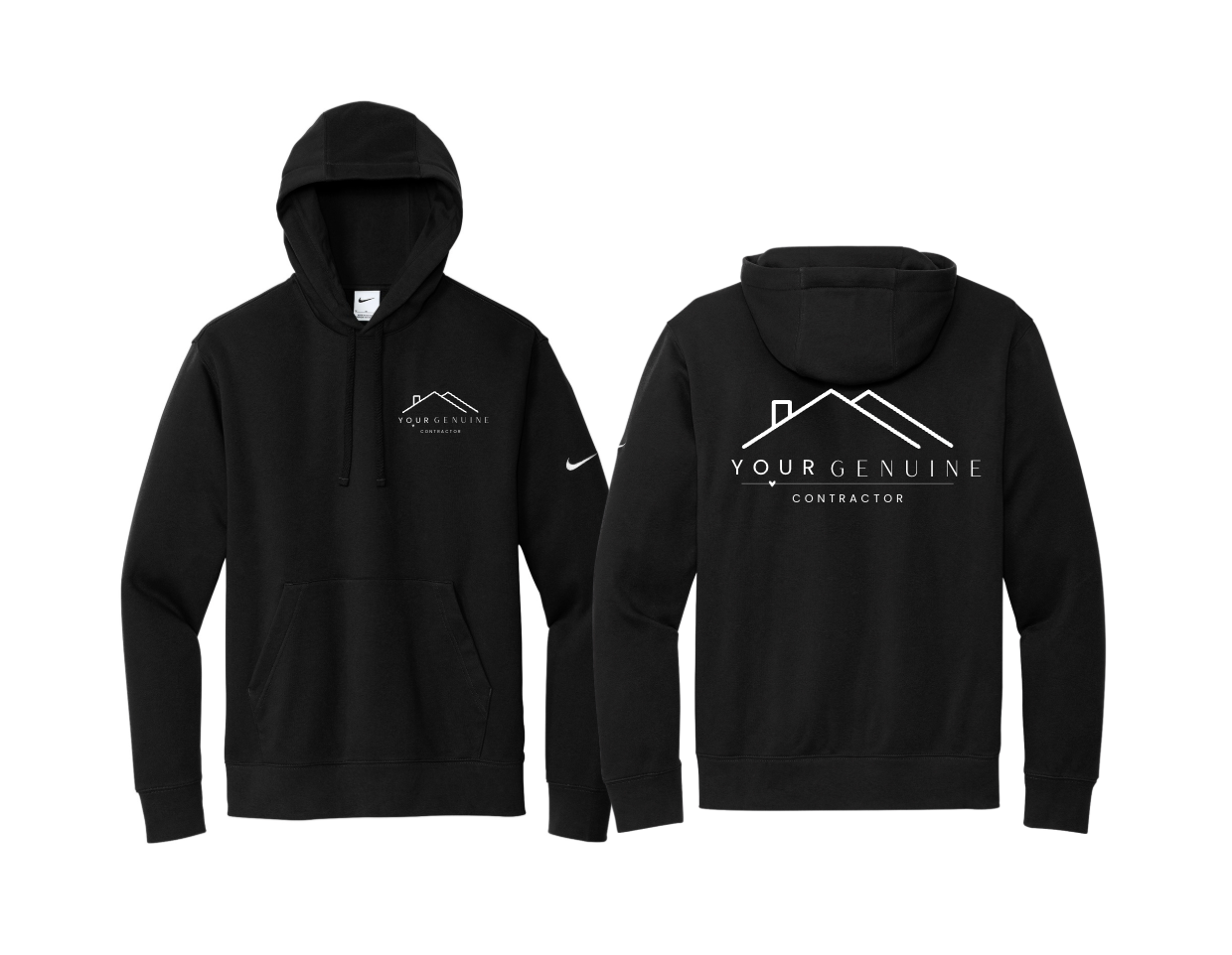 Nike Club Fleece Sleeve Swoosh Pullover Hoodie - NKDR1499
