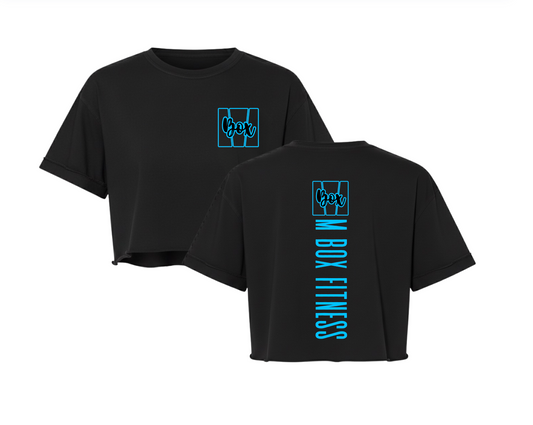 The M Box Fitness Logo Cropped Tee - 1717