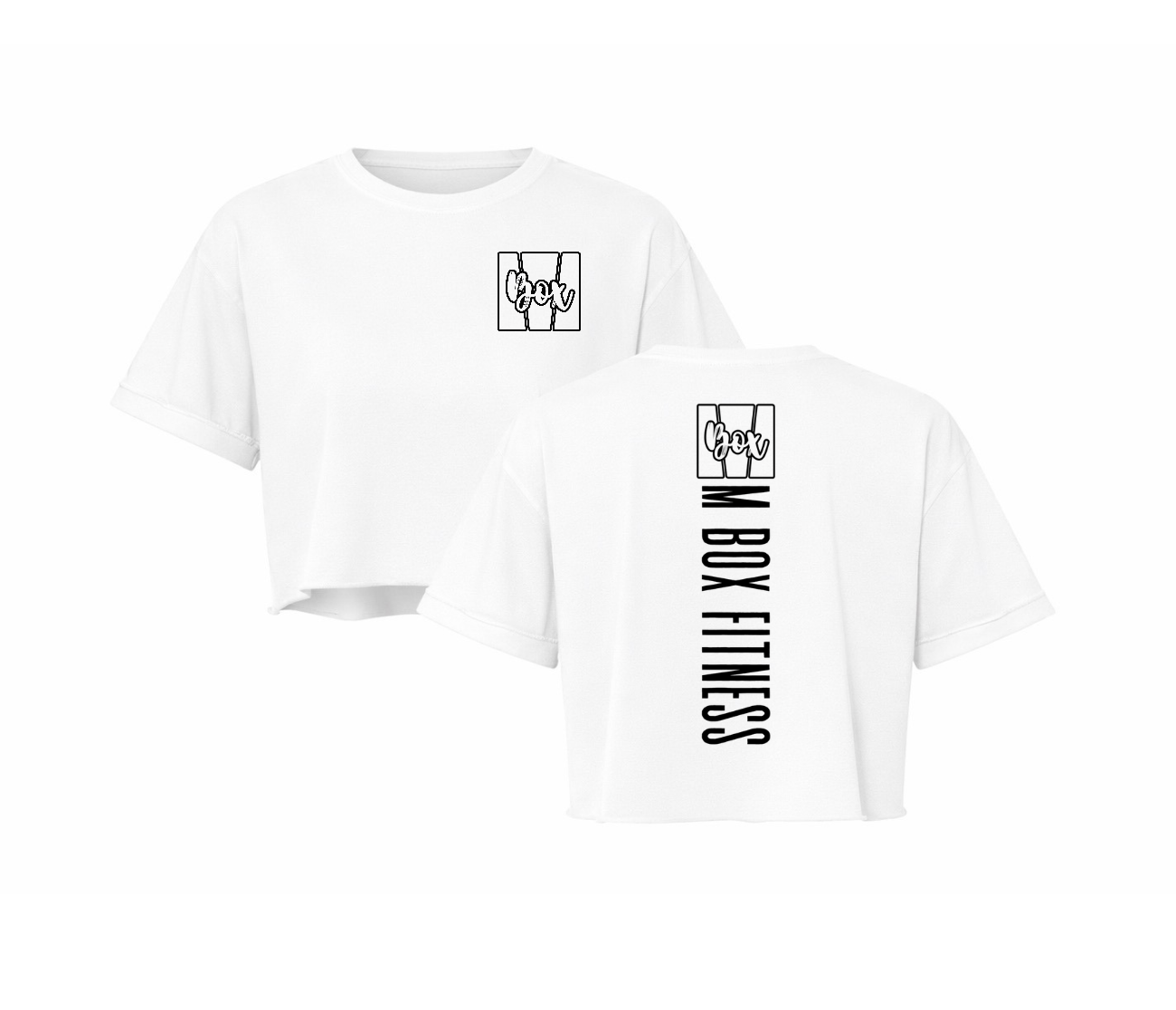The M Box Fitness Logo Cropped Tee - 1717