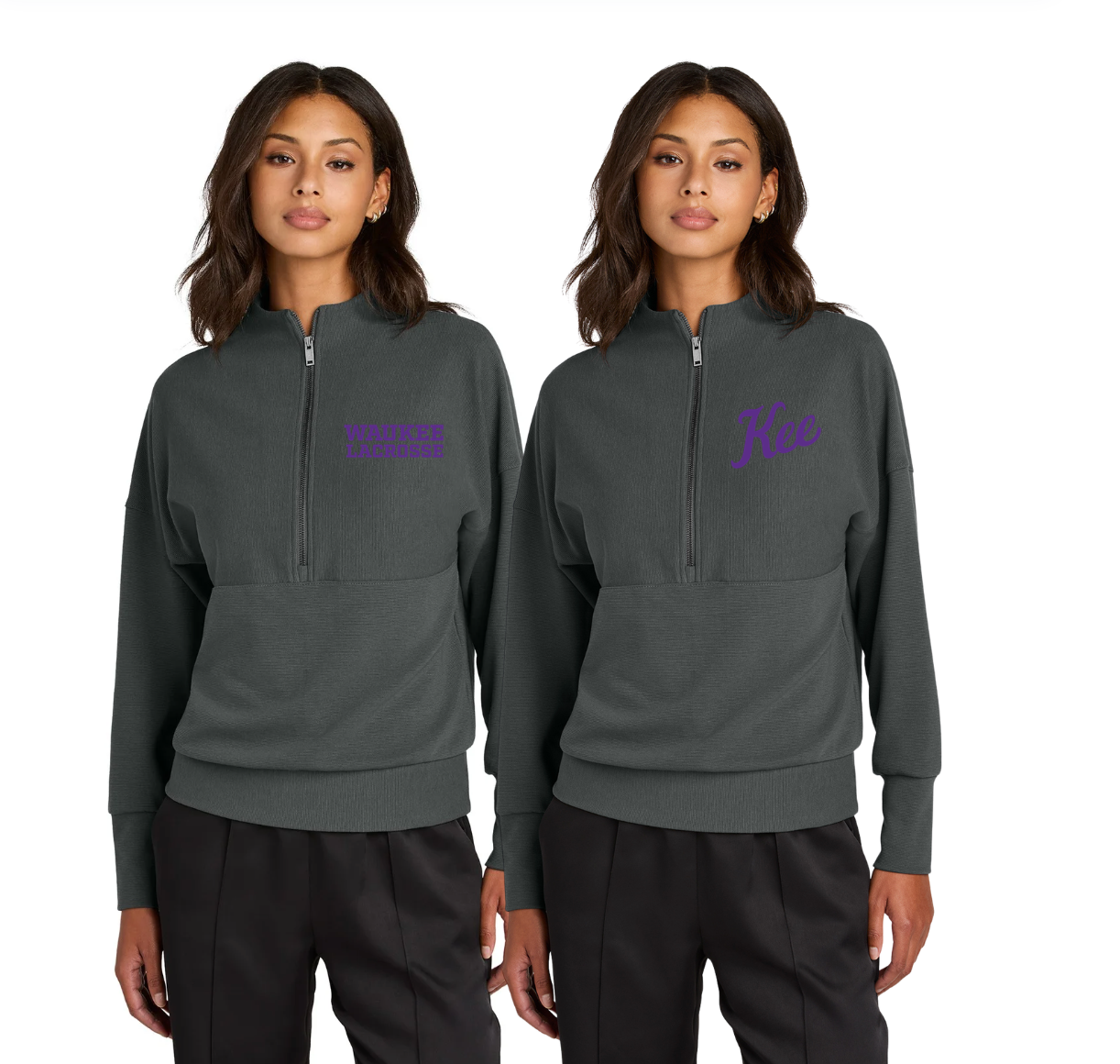 Women’s Linear Texture 1/4-Zip - MM3041