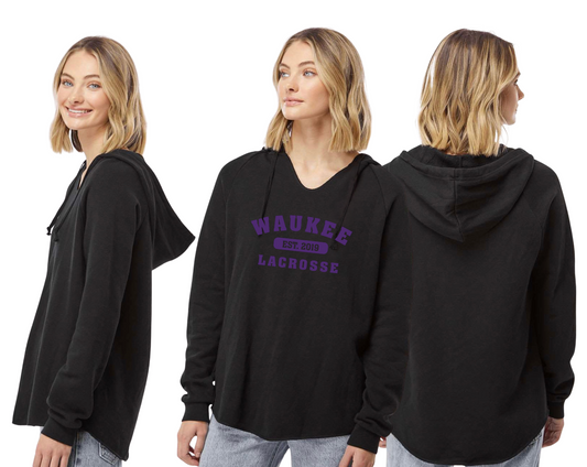 Women’s Lightweight California Wave Wash Hooded Sweatshirt - PRM2500