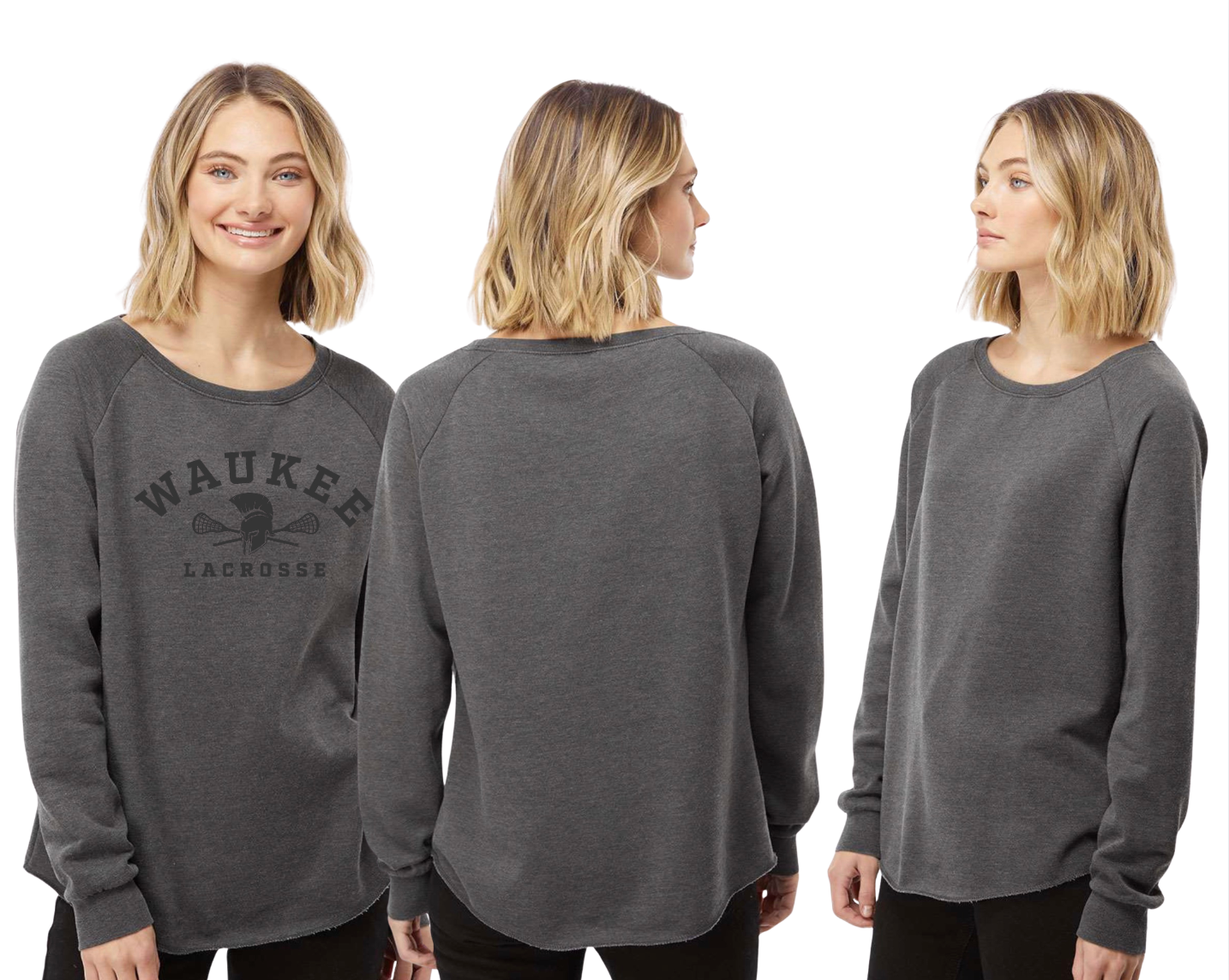 Women's California Wave Wash Crewneck Sweatshirt - PRM2000