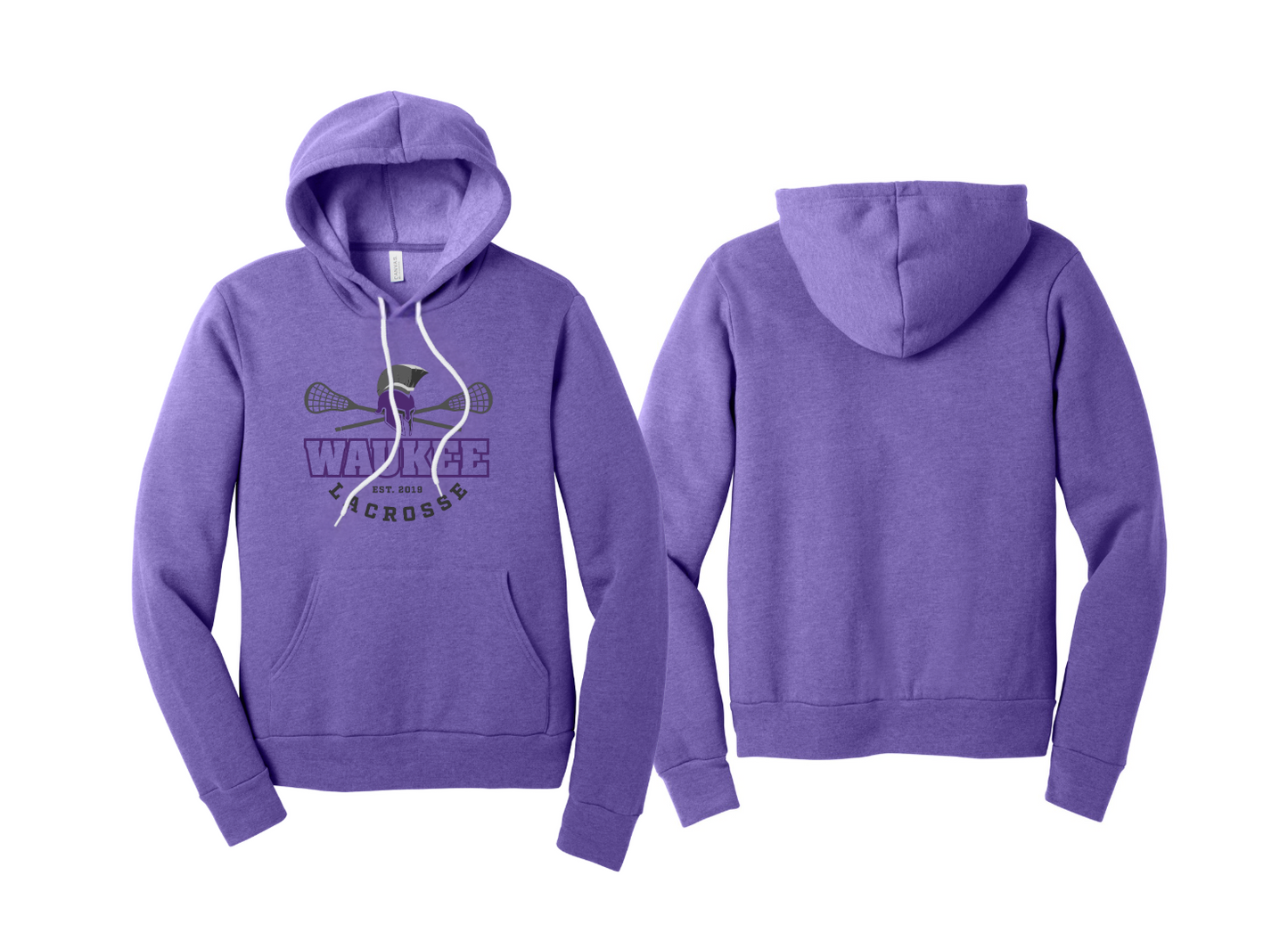 Unisex Sponge Fleece Hoodie Sweatshirt - 3719
