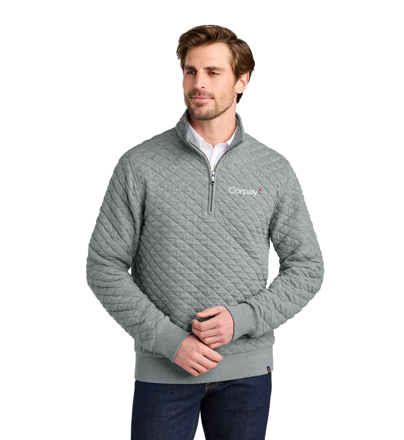 Brooks Brothers® Diamond Quilt 1/4-Zip - BB18212