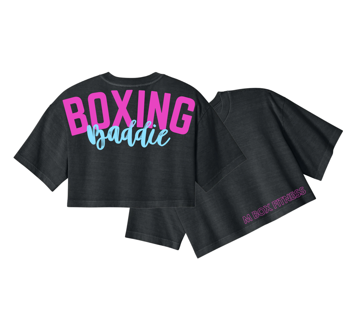 The Boxing Baddie Crop- BC8882GD
