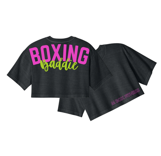 The Boxing Baddie Crop- BC8882GD