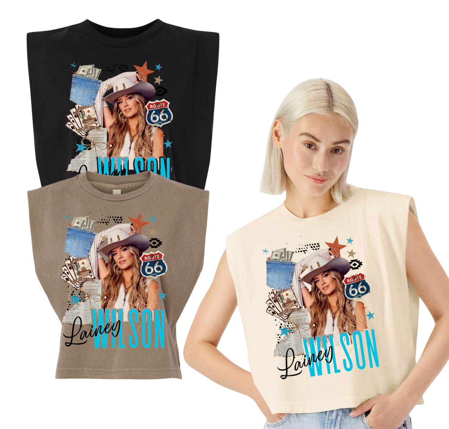 Lainey Wilson Graphic Boxy Tank