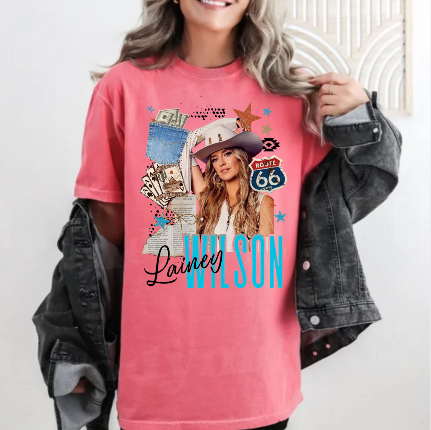 Lainey Wilson Collage Graphic TShirt