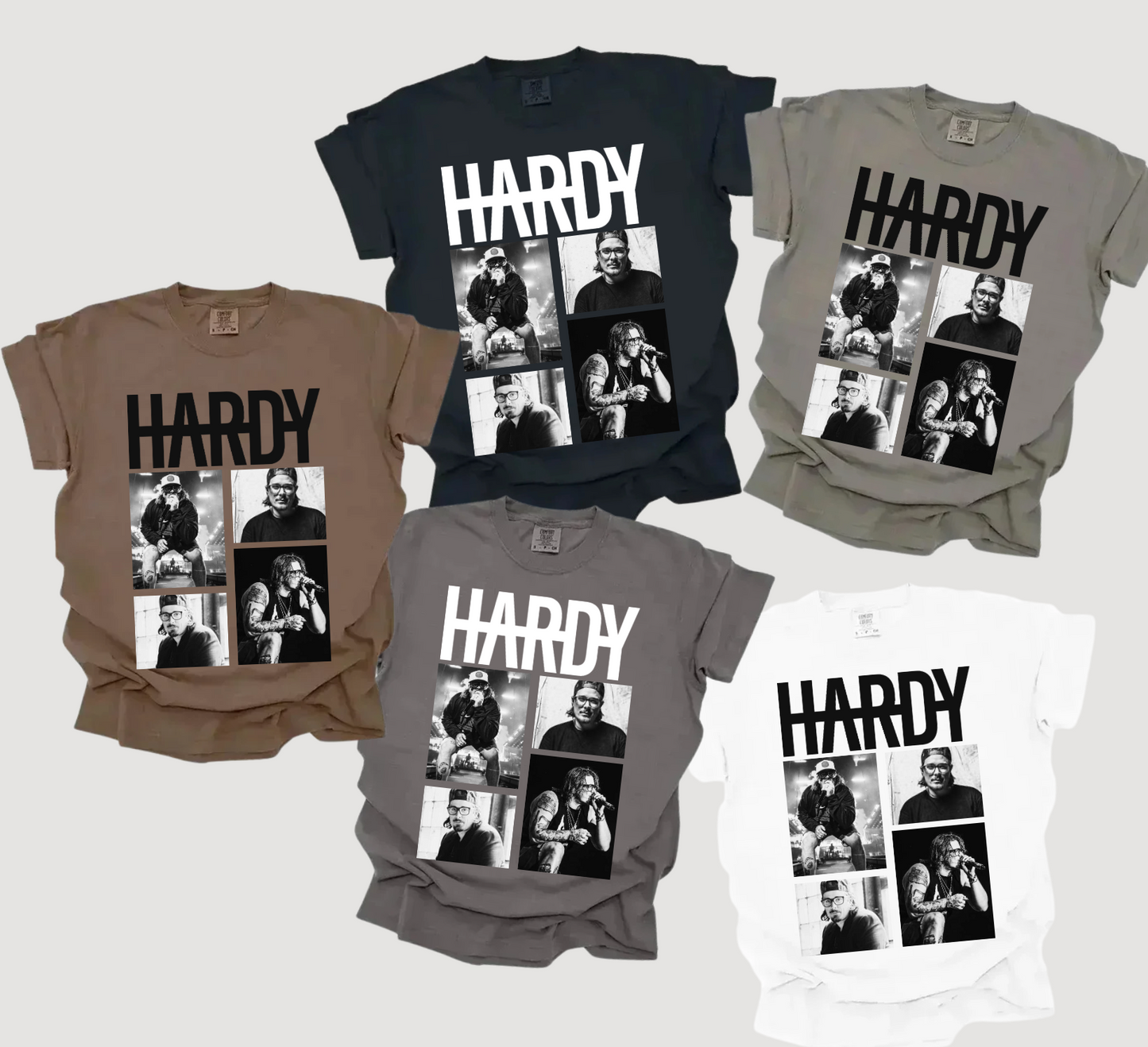 Hardy Collage T-Shirt  - Design 2