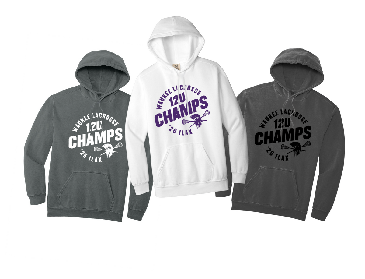12U & 14U Champs Round Design Hoodie- 1567