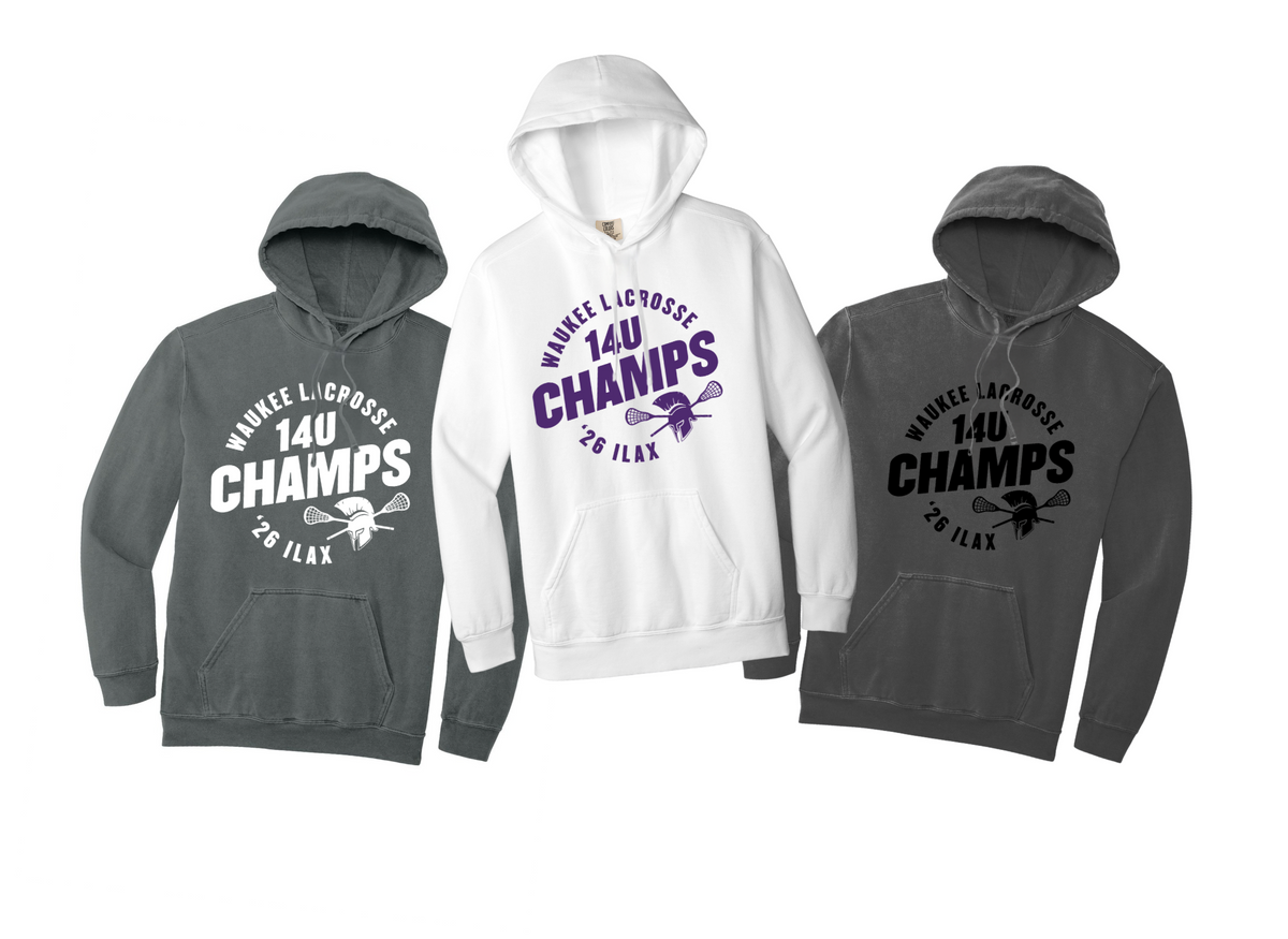 12U & 14U Champs Round Design Hoodie- 1567