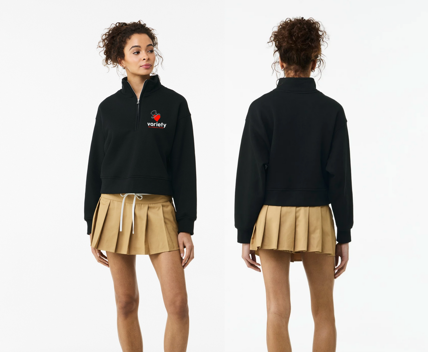BELLA+CANVAS® Women’s 10-Ounce 1/2-Zip Pullover - BC4540