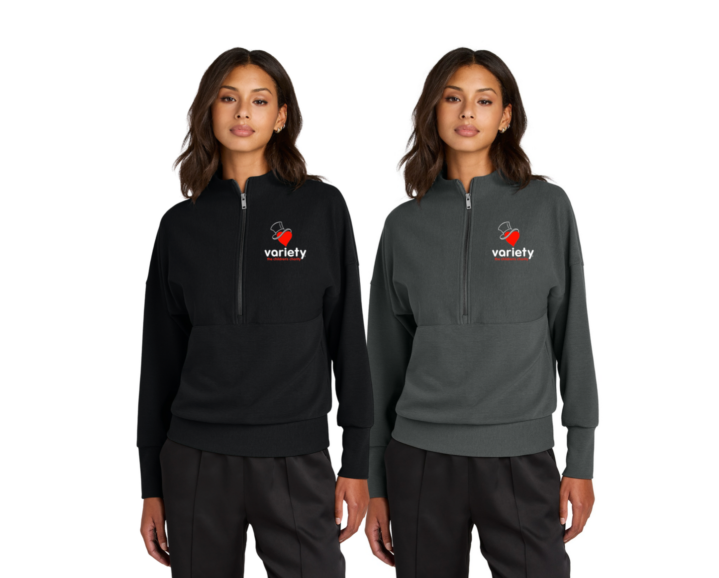 Women’s Linear Texture 1/4-Zip - MM3041