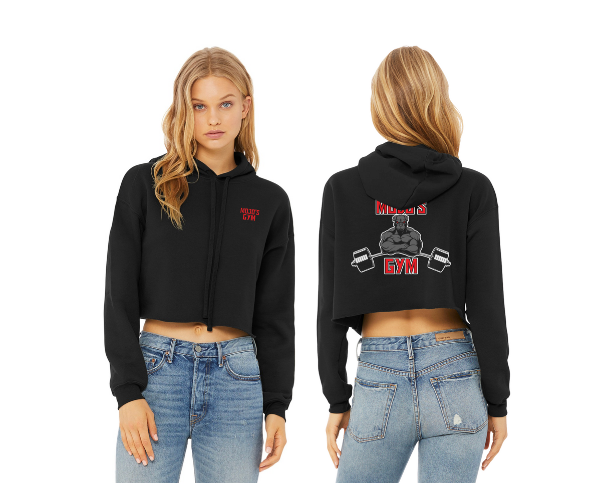 BELLA + CANVAS Women's Crop Fleece Hoodie Sweatshirt - 7502
