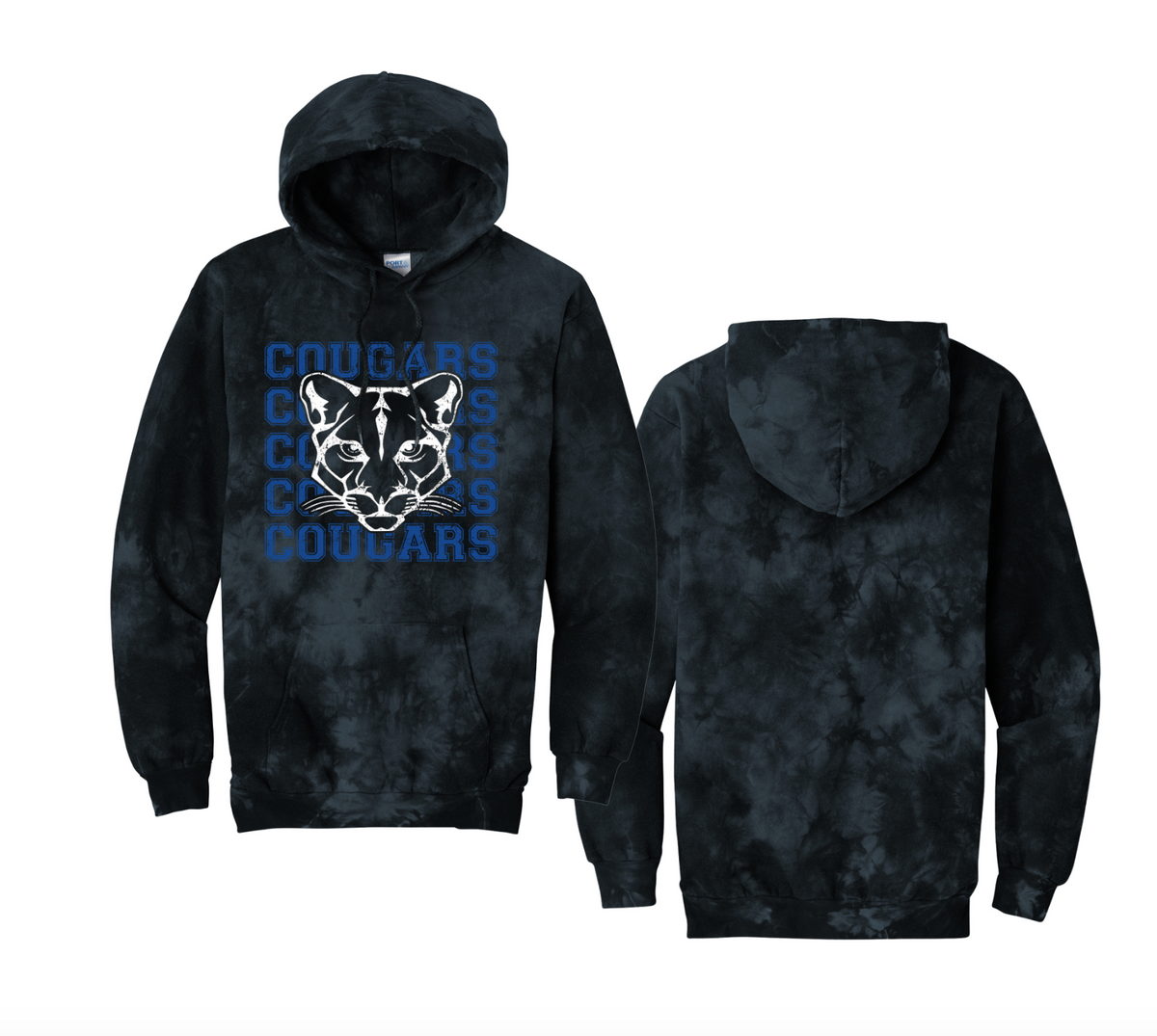 Crystal Tie-Dye Pullover Hoodie - PC144