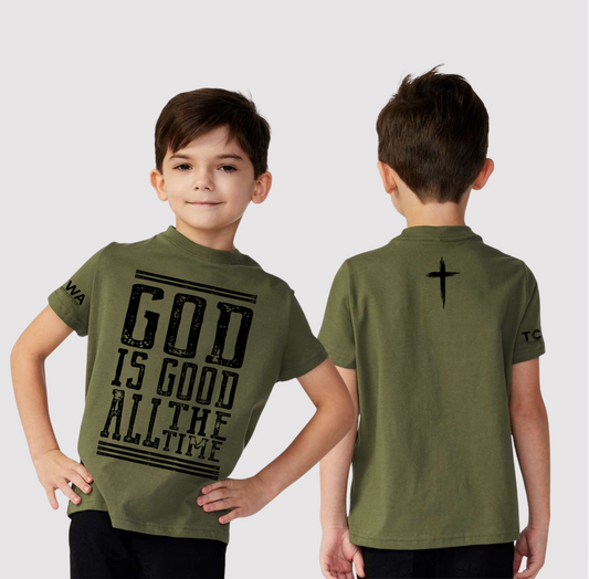 God Is Good All The Time Toddler T-Shirt - 3321