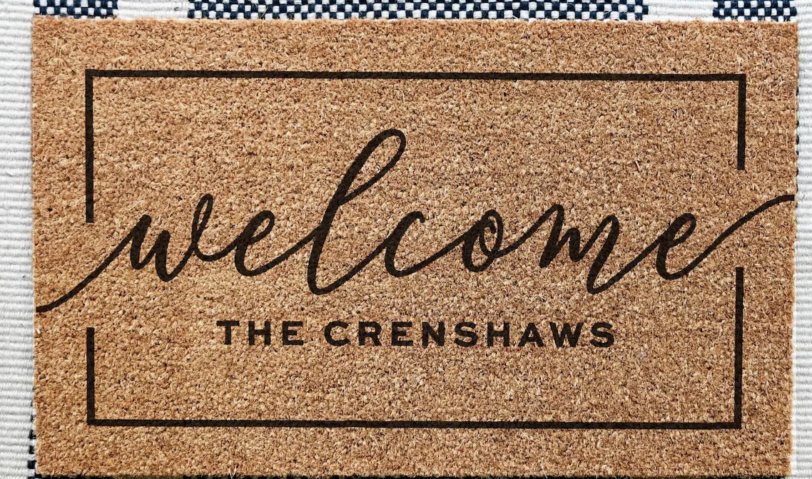 Bentley Ridge Tree Farm Doormat Party