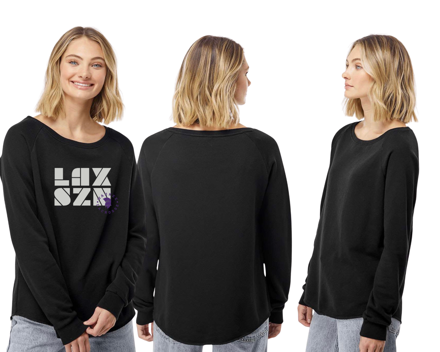 Women's California Wave Wash Crewneck Sweatshirt - PRM2000