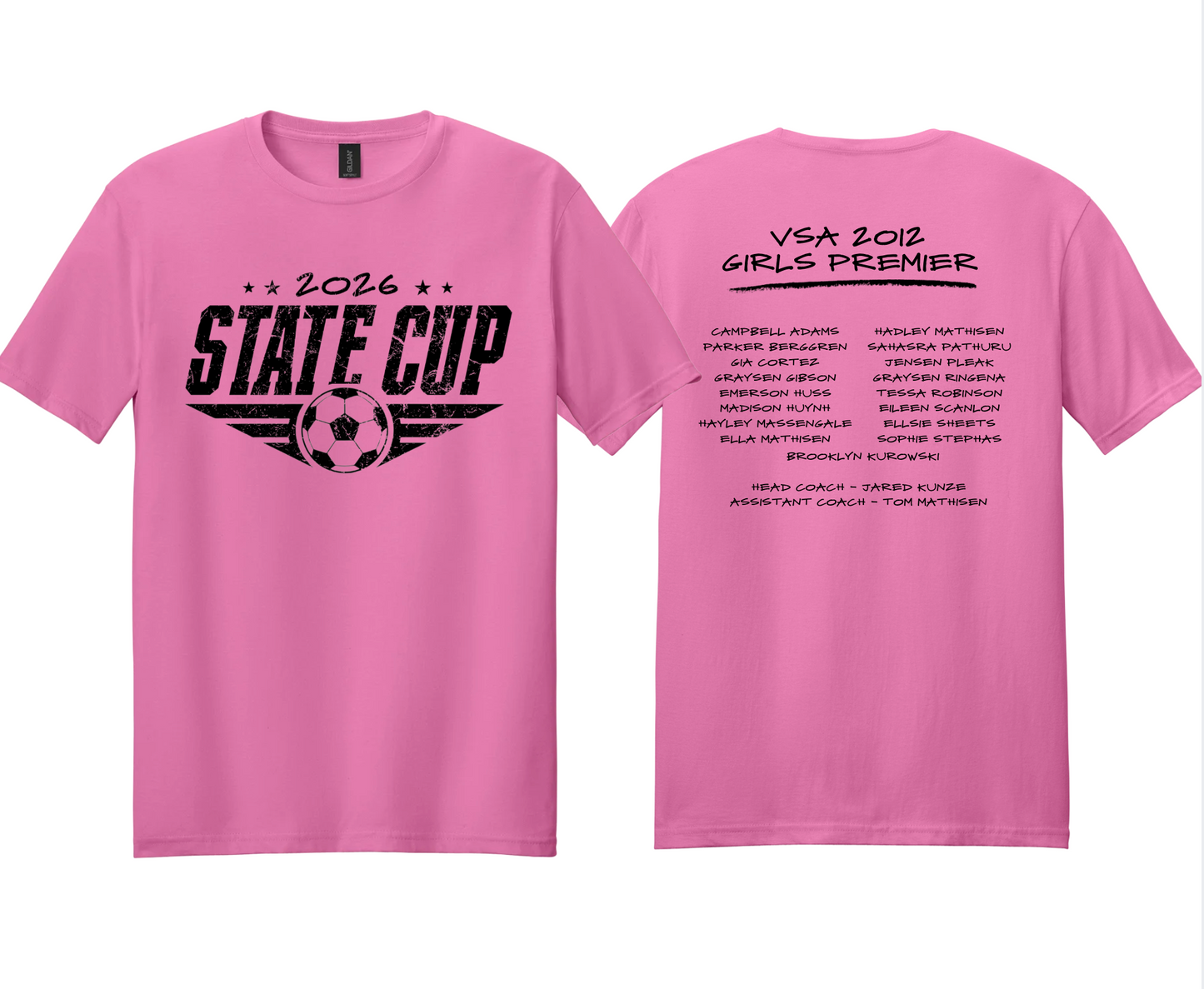 VSA 2012 Girls Premier State Cup T-Shirt - 64000