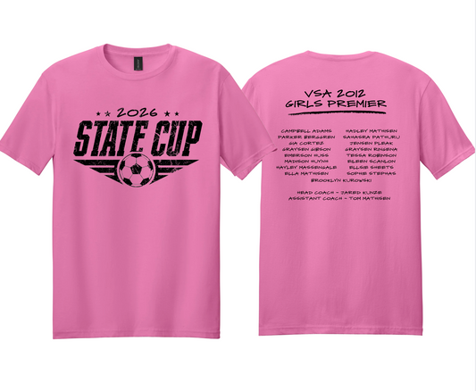 VSA 2012 Girls Premier State Cup T-Shirt - 64000