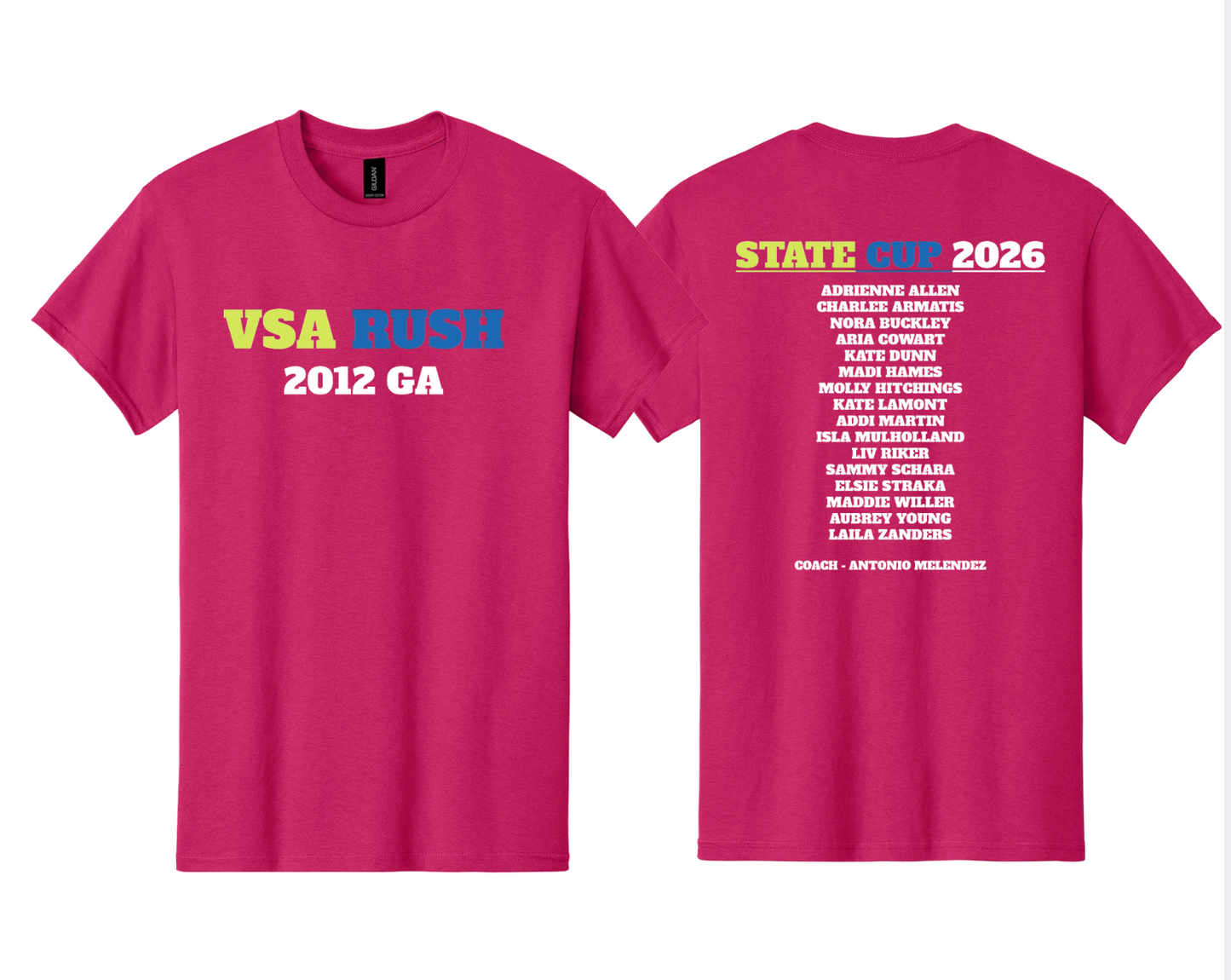 VSA Rush 2012 State Cup T-Shirt - 5000