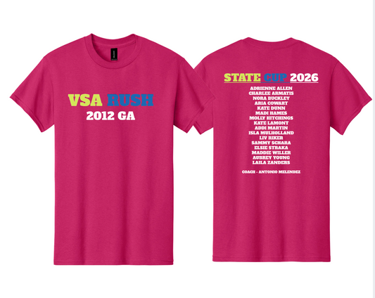 VSA Rush 2012 State Cup T-Shirt - 5000