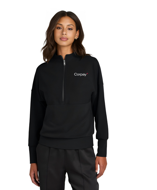 Mercer+Mettle® Women’s Linear Texture 1/4-Zip MM3041