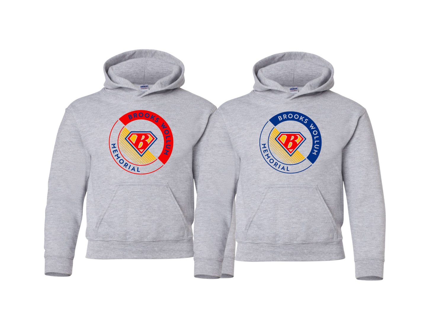 Youth Heavy Blend™ Hooded Sweatshirt - Design 2 - 18500B